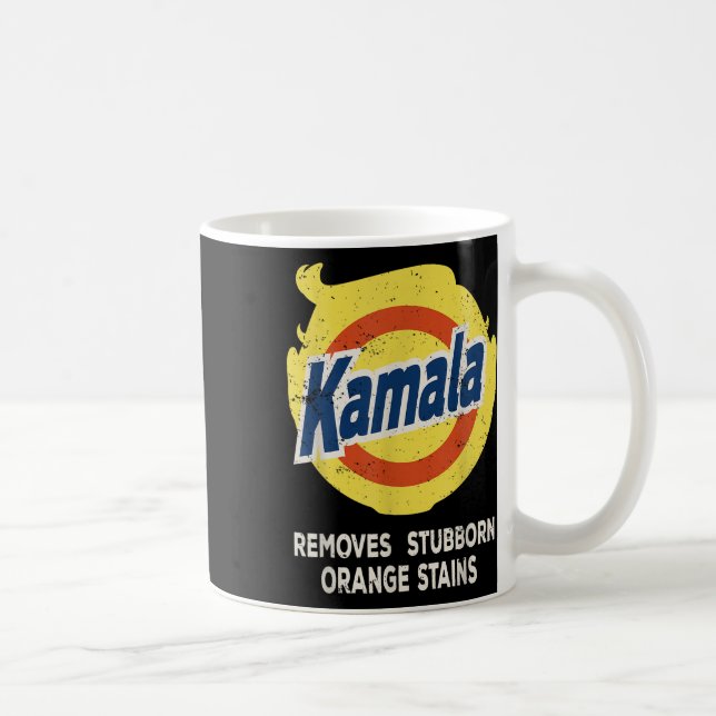 Mug Le détergent Kamala élimine les taches d'orange tê (Droite)