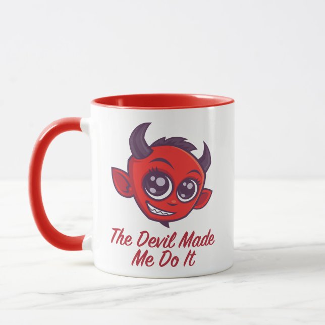 Mug Le Diable M'A Fait Le Faire (Gauche)