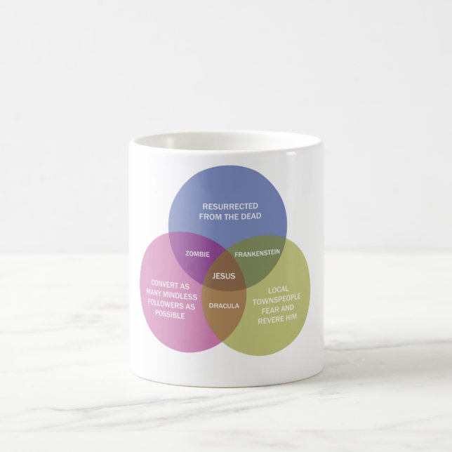 Mug Le diagramme impeccable de Venn (Centre)