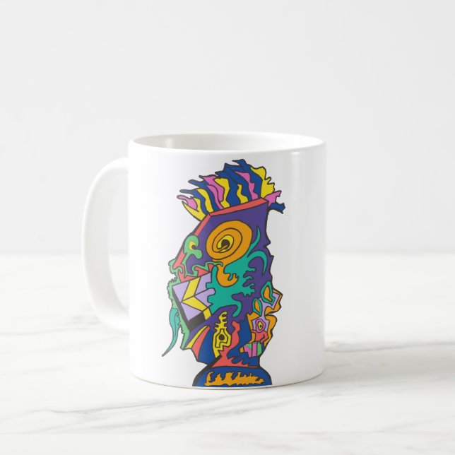Mug Le dilemme du lézard (Devant gauche)