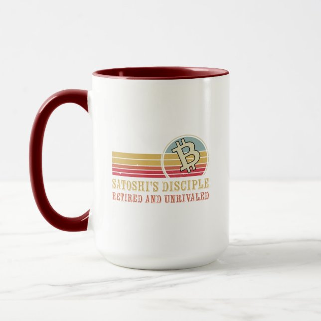 Mug Le disciple de Satoshi, retraité et inégalé Crypto (Gauche)