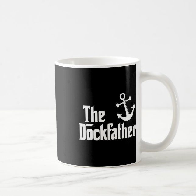 Mug Le Dockfather Funny Bateau de pêche Bateau papa Ca (Droite)