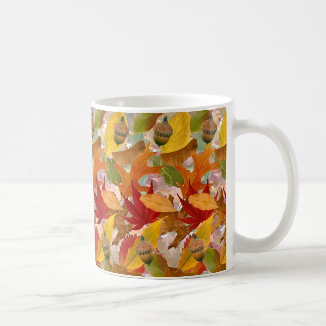 Mug Le ® d'oeil magique 3D "feuille d'automne" (Droite)