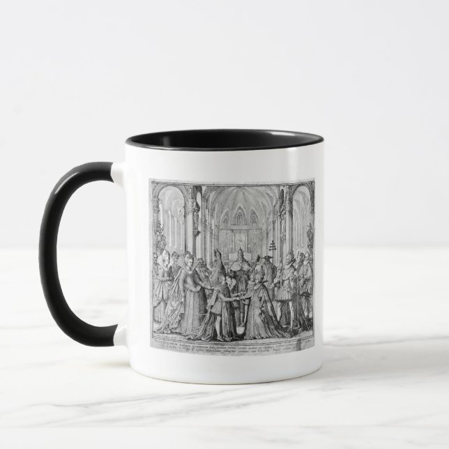 Mug Le double mariage en Louis XIII à Anne (Gauche)