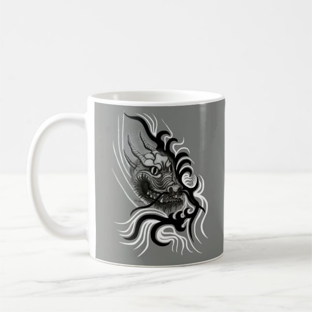 Mug Le dragon chinois à la toiture de tatouage (Gauche)