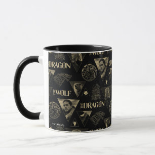 Mug Le Dragon et le Wolf Daenerys & Jon Motif