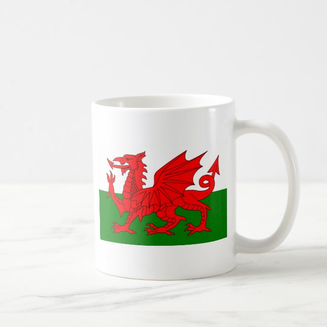 Mug Le dragon rouge [drapeau du Pays de Galles] (Droite)