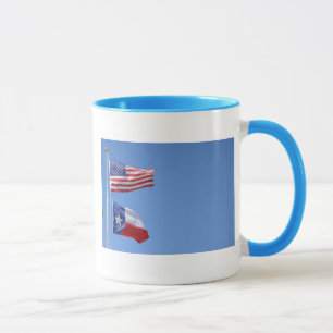 Mug Le drapeau américain marque des rayures d'étoiles