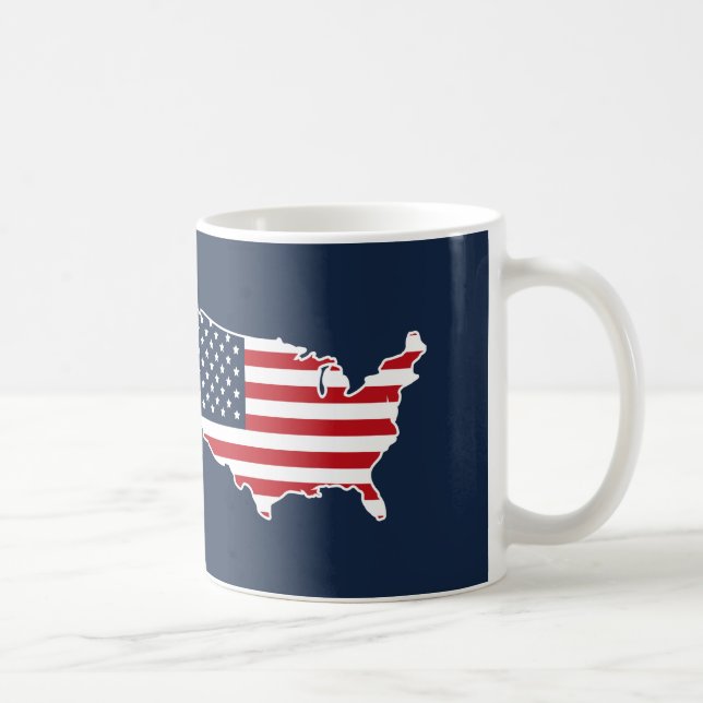 Mug Le drapeau américain patriotique Etats-Unis (Droite)