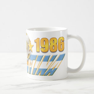 Mug Le drapeau argentin 1978 1986 mondes soutient la