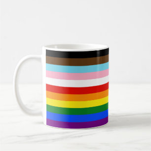 Mug Le drapeau de fierté à onze bandes de SlipperyJoe'