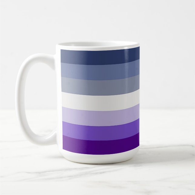 Mug Le drapeau de la fierté lesbienne butch de Slipper (Gauche)