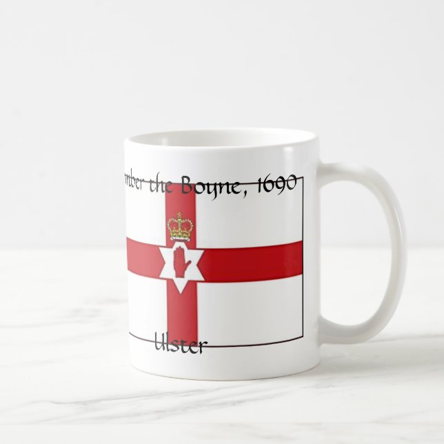 Mug Le drapeau de l'Irlande du Nord, Ulster, se (Droite)