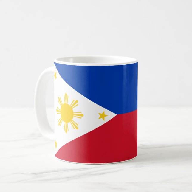 Mug Le drapeau de Philippines (Devant gauche)