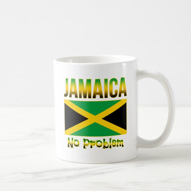 Mug Le drapeau jamaïcain ne pose aucun problème (Droite)