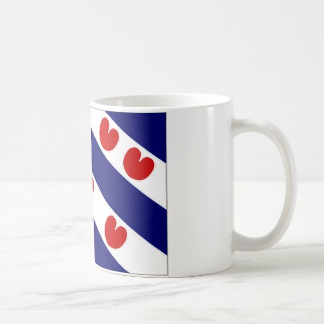 Mug Le drapeau néerlandais de la Frise (Droite)