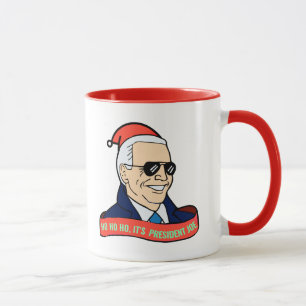 Mug Le drôle de président Joe Biden Christmas Coffee M