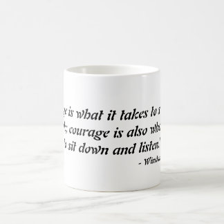 Mug Le "est courage ce qu'il prend pour se lever et