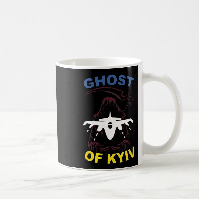 Mug Le Fantôme de Kiev Je suis avec l'Ukraine  (Droite)