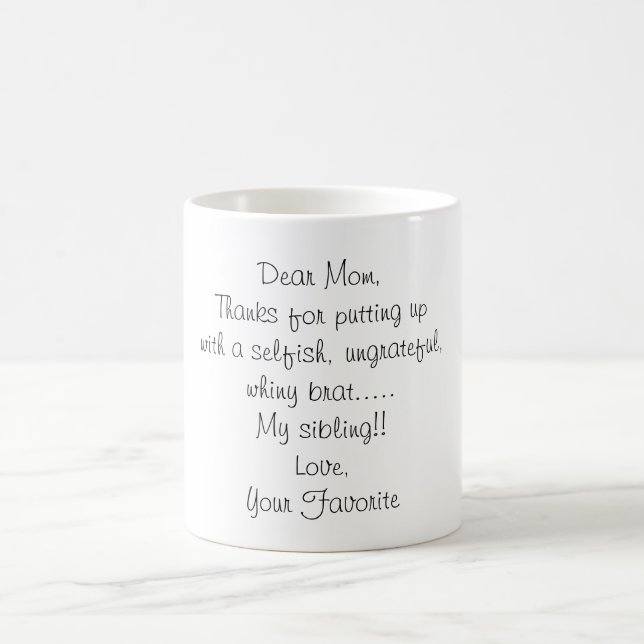 Mug Le favori de la maman (Centre)
