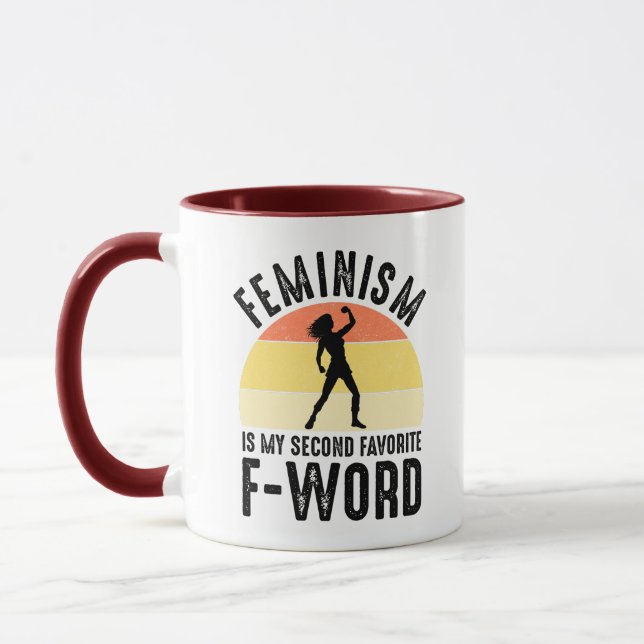Mug Le Féminisme Est Mon Deuxième F-Word Préféré (Gauche)