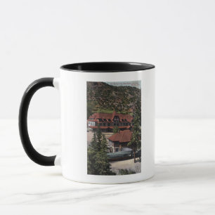 Mug Le fer jaillit station et hôtel de route de dent