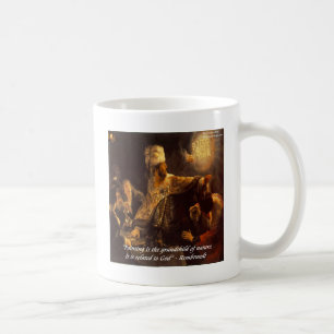 Mug Le Festin de Balthazar & Citation de Rembrandt