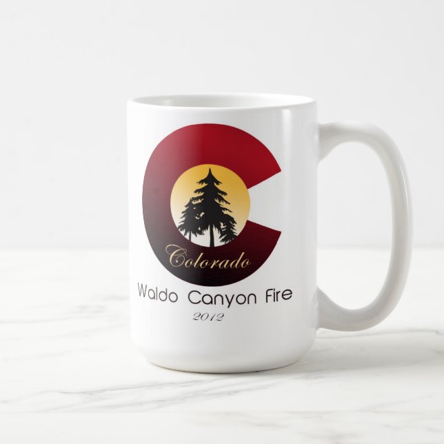 Mug Le feu de canyon de Waldo (Droite)