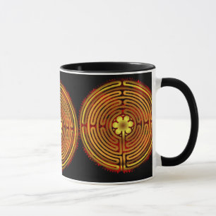 Mug Le feu de labyrinthe de Chartres stupéfient la