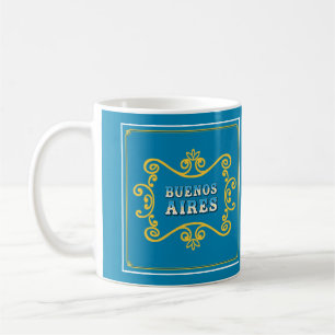 Mug Le film de Buenos Aires Fileteado Porteño inspiré