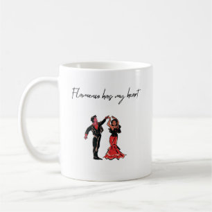 Mug Le flamenco a mon coeur