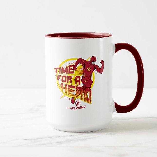 Mug Le Flash | Graphique "Le Temps D'Un Héros" (Droite)