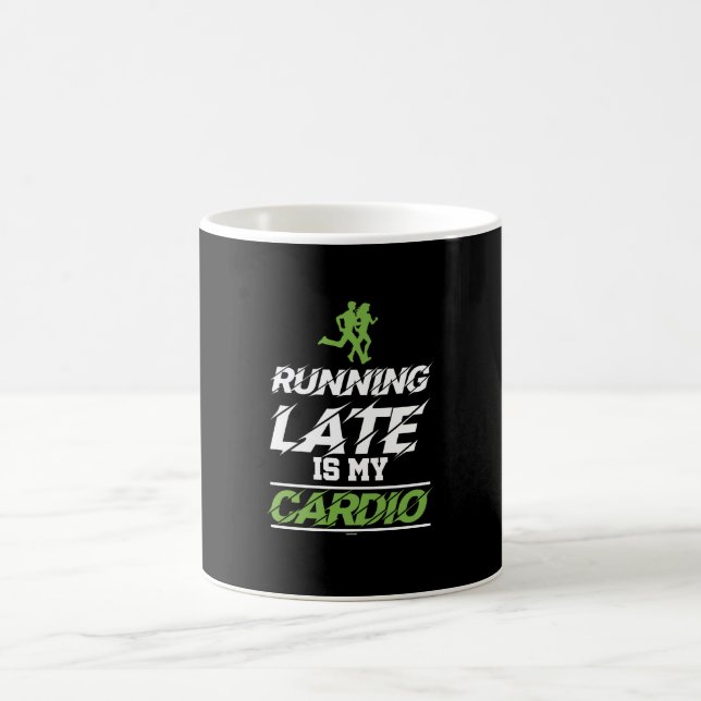 Mug Le fonctionnement en retard est mon cardio- (Centre)