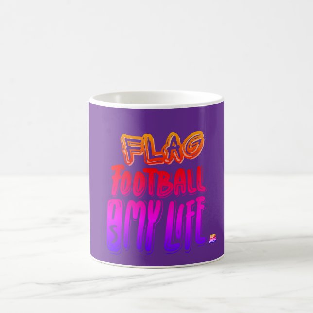 Mug Le football à drapeau est ma vie  (Centre)