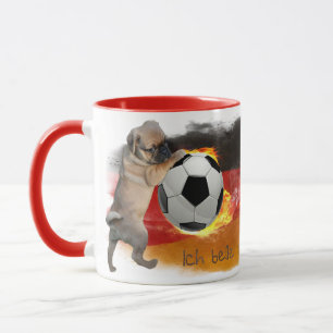Mug Le football carlin d'Allemagne 2018
