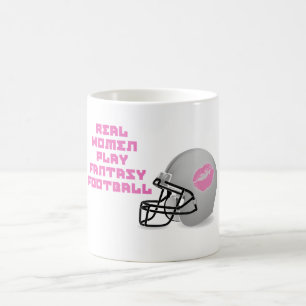 Mug Le football d'imaginaire de jeu de vraies femmes