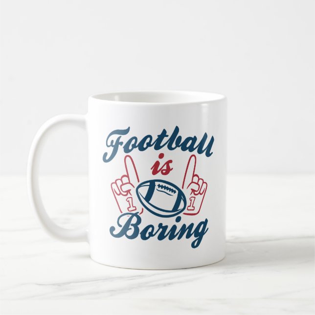 Mug Le football est ennuyeux (Gauche)