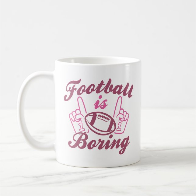 Mug Le football est ennuyeux (Gauche)