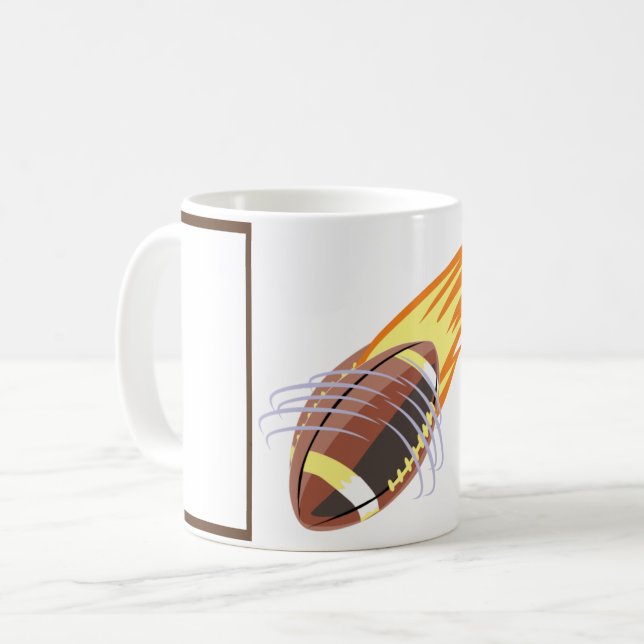 Mug Le Football Flamboyant - (Devant gauche)