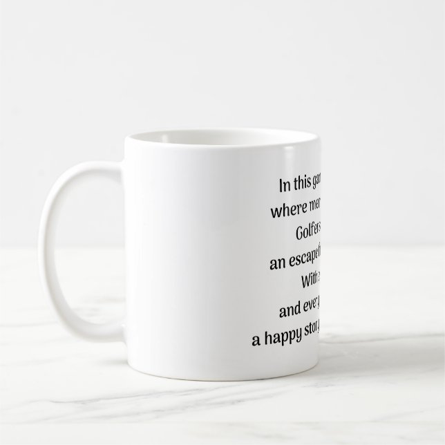 Mug Le frisson du golfeur (Gauche)