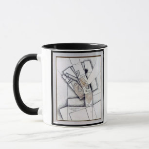 Mug Le fumeur, 1912 (charbon de bois et craie de rouge