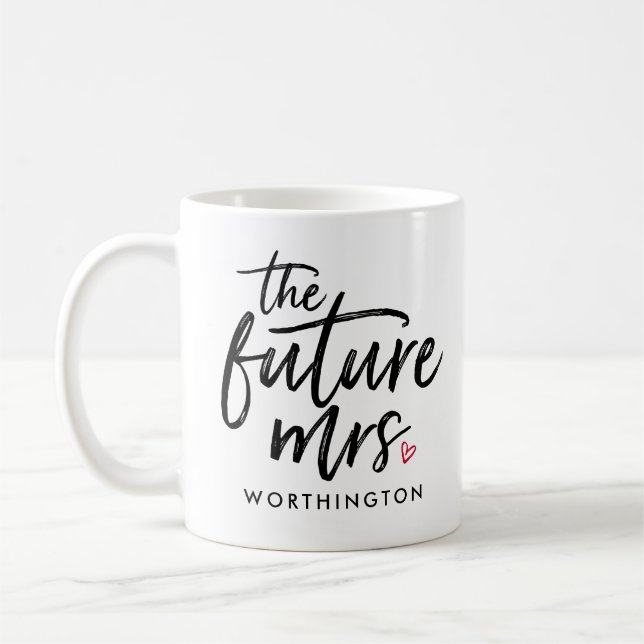 Mug Le Futur Mme (Votre Nom À Être) (Gauche)