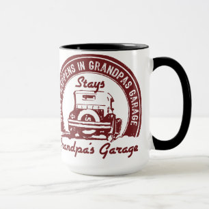 Mug Le garage du grand-papa