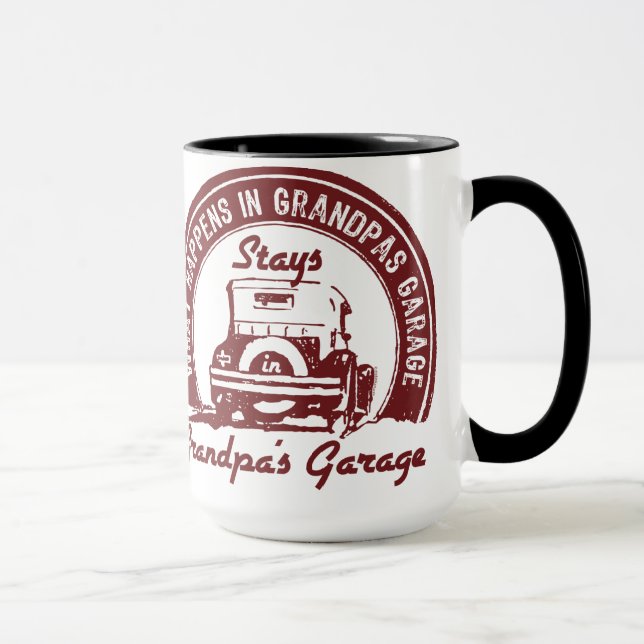 Mug Le garage du grand-papa (Droite)
