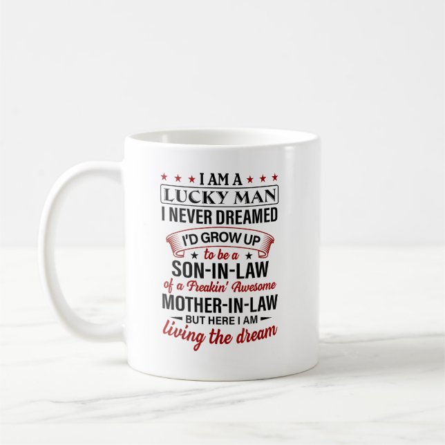 Mug Le gendre d'une belle-mère (Gauche)