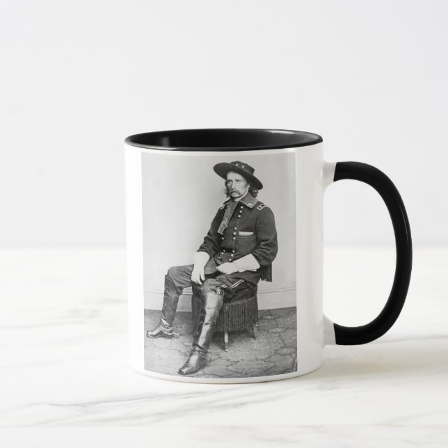 Mug Le Général George A. Custer (photo de b/w) (Droite)