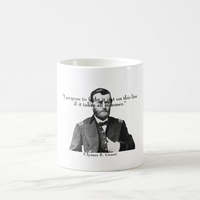 Mug Le Général Grant et citation (Centre)