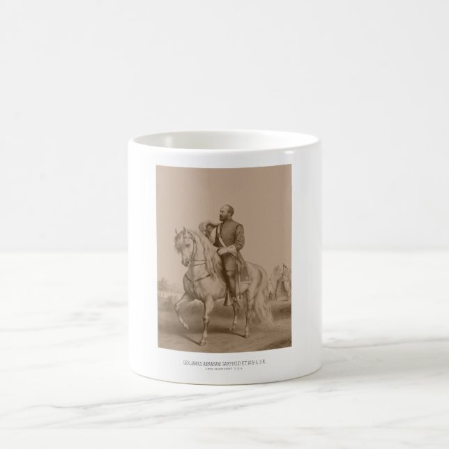 Mug Le Général James Garfield -- Guerre civile (Centre)