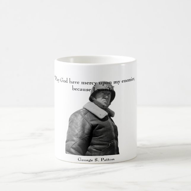 Mug Le Général Patton et citation (Centre)