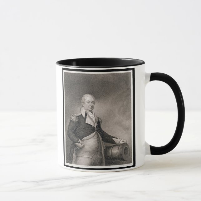 Mug Le Général principal Henry Knox (1750-1806) gravé (Droite)